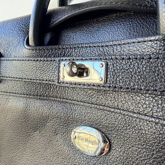 Mac Douglas Pyla Buni Black Leather Bag – Large Handbag Tote - Picture 4 of 15